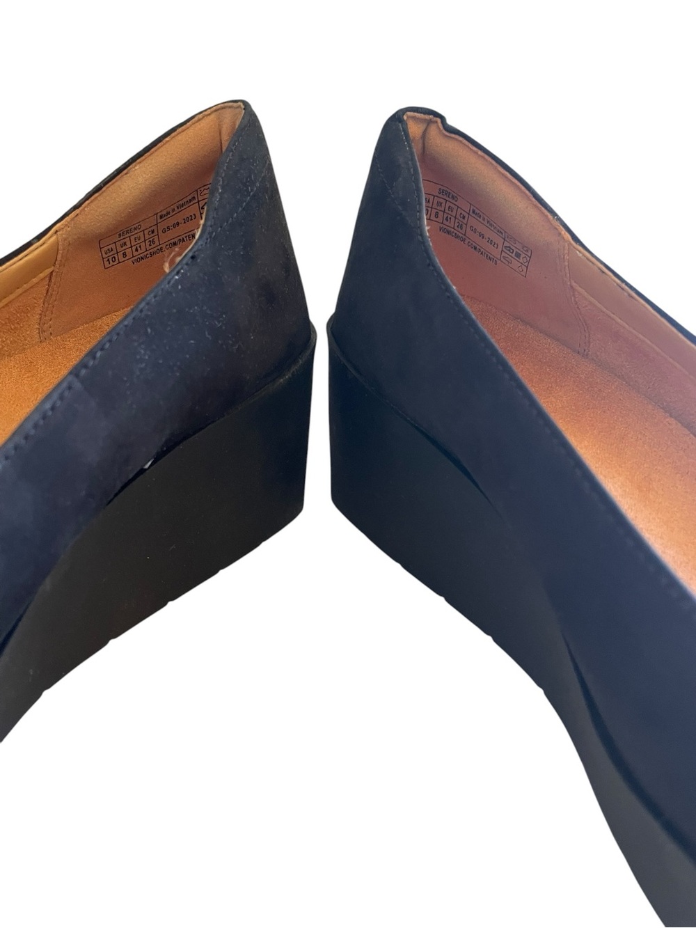Vionic Sereno Black Wedge Pump with Cushioned Insole Size 10 NEW - Picture 11 of 14